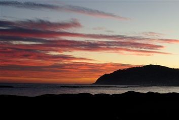 tramonto a san bartolomeo al mare