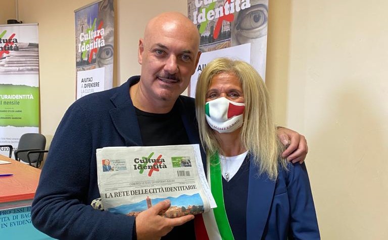 l'assessore Gigliola Fracchia ed Edoardo Sylos Labini