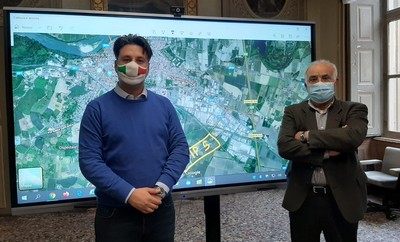 il sindaco riboldi e l'assessore de luca