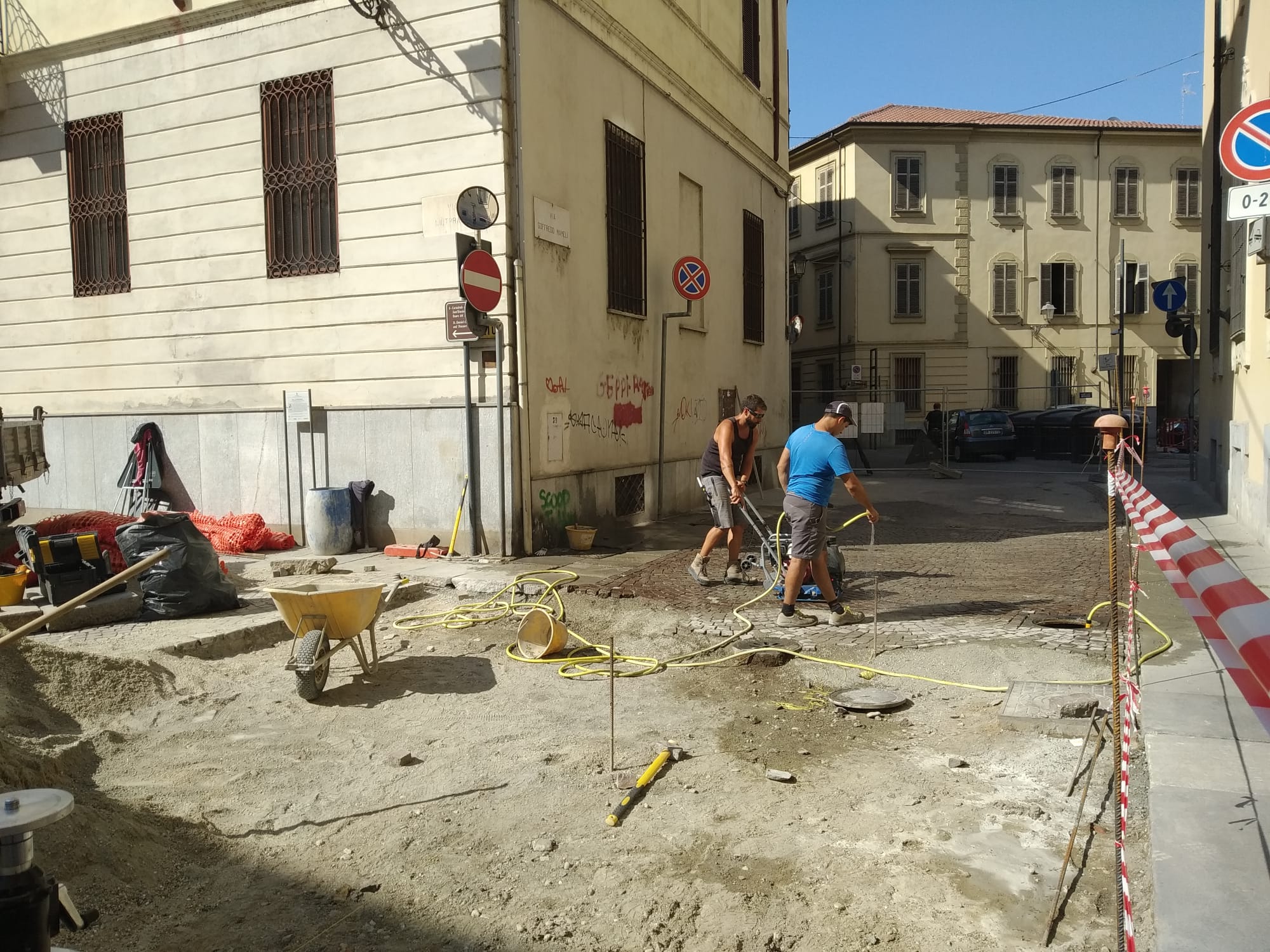 cantiere via Mameli