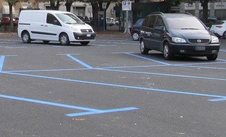 i parcheggi blu di piazza san francesco