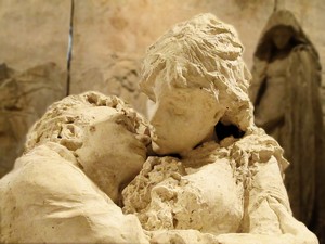 una delle sculture presenti in gipsoteca