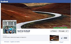 la pagina facebook di lost in iceland