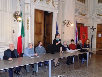 un momento della conferenza stampa