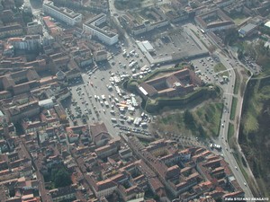 foto aerea del castello