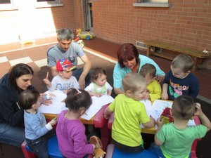 Bambini all'Asilo Nido di Oltreponte