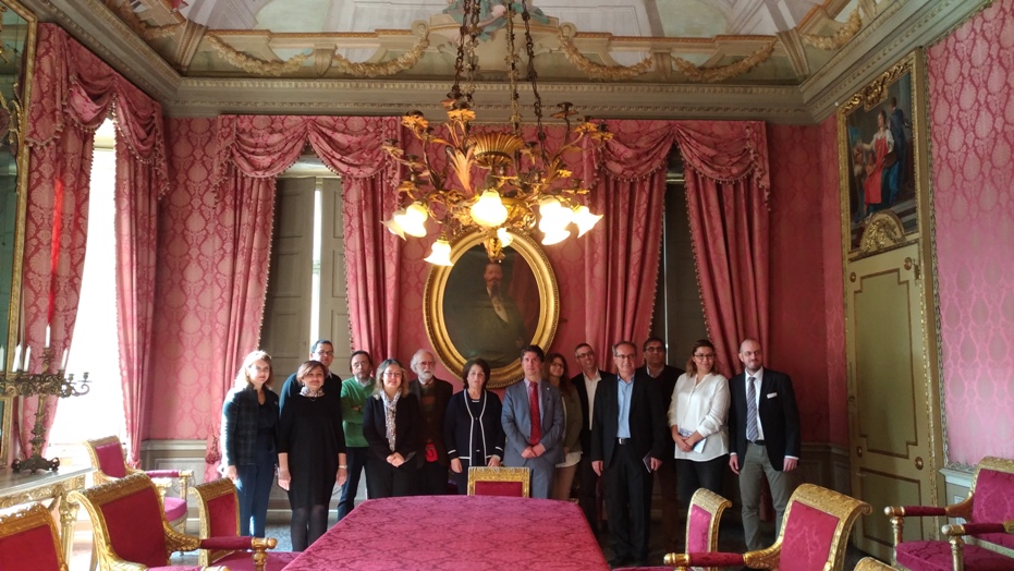 foto di gruppo della delegazione turca