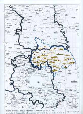 Mappa territorio interessato