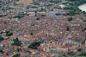 foto aerea di Casale Monferrato