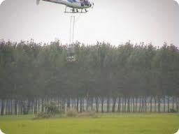 immagine elicottero lotta alle zanzare