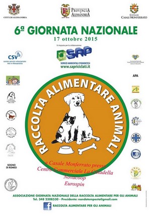 locandina Raccolta Alimentare Animali