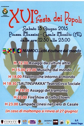 Locandina festa dei Popoli