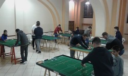 foto di giocatori di subbuteo