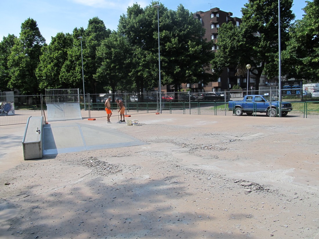 Lavori allo Skate Park