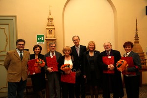 foto di gruppo ex dirigenti e amministratori comunali