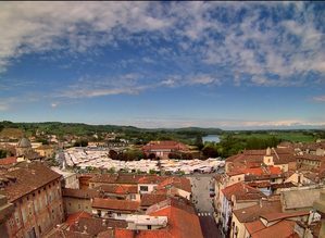 foto mercato dalla torre civica