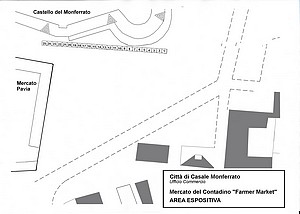 planimetria della zona mercatale