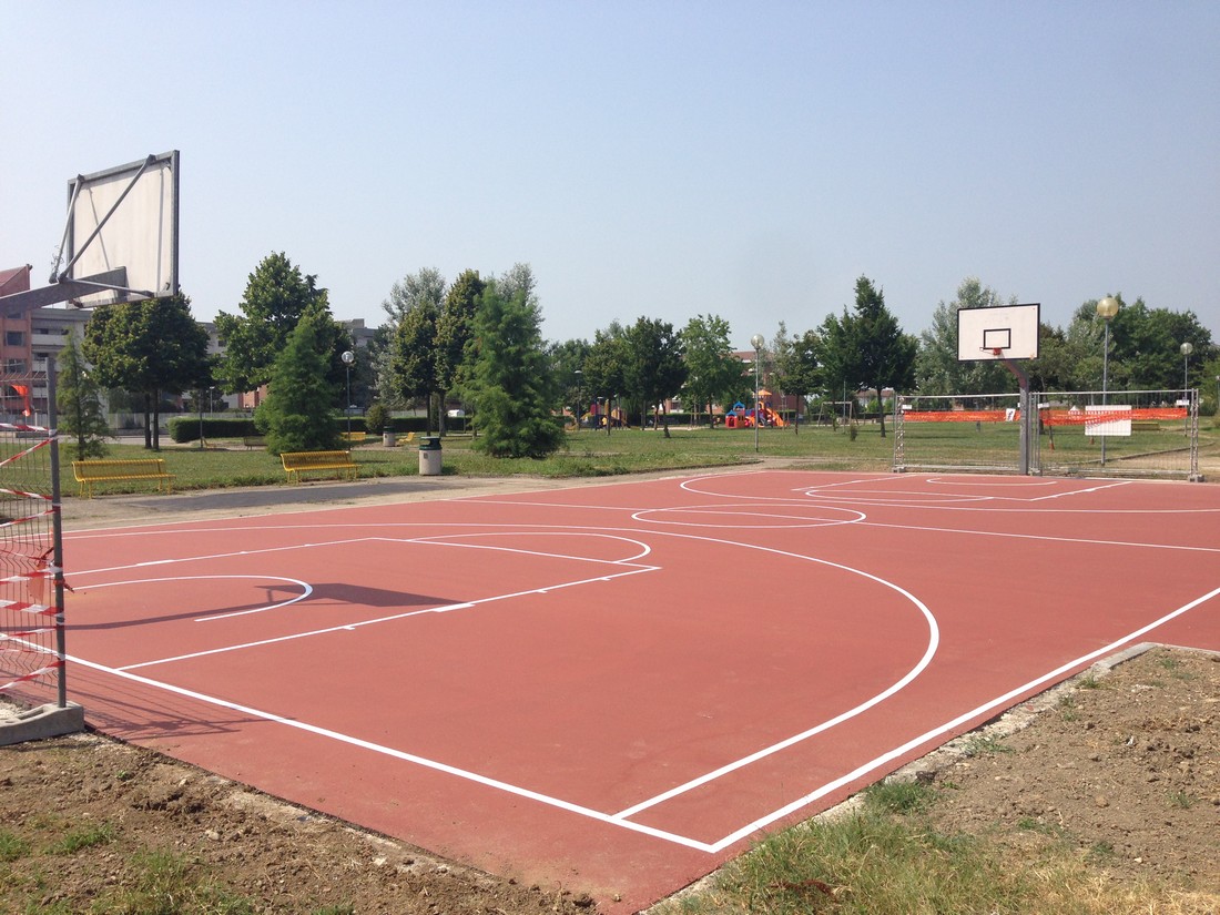 Nuova area sportiva di via Rottigni 