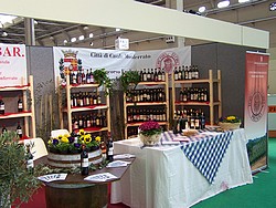 Stand Comune di Casale Monferrato alla fiera di San Giuseppe